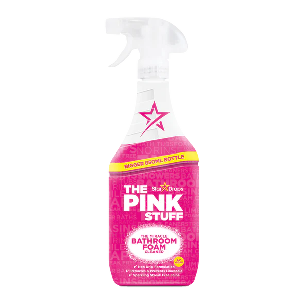 Пінистий засіб для ванної кімнати The Pink Stuff — пінистий очищувач для ванної кімнати