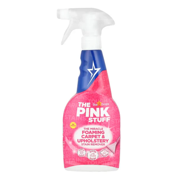 The Pink Stuff Foaming Carpet & Upholstery — засіб для виведення плям з оббивки та килимів